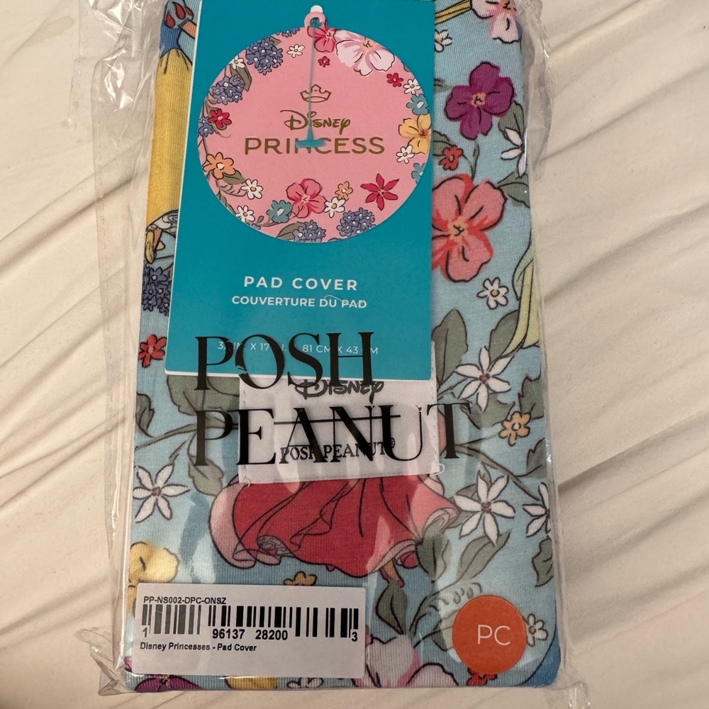 Posh peanut princess changing pad cover